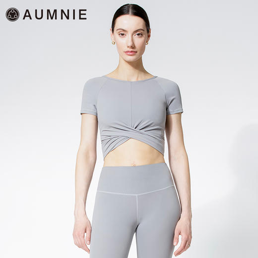 裸感前环绕短袖上衣 / SS NUDE FRONT WRAP TEE 裸感系列 商品图6