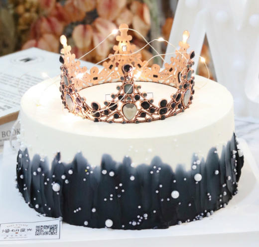 【生日蛋糕】黑金皇冠款 商品图0