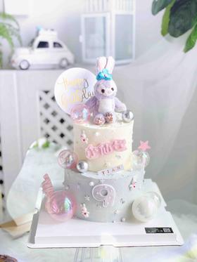 恬小姐8岁同款的星黛露复古蛋糕