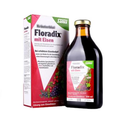 （保税区）德国Salus铁元Floradix salus红版女性孕妇补铁补血口服液 500ml*1瓶 商品图0