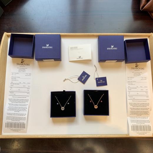 施家跳动的心项链耳环耳钉礼物设计轻奢两件套 商品图1