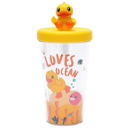 B.Duck小黄鸭精品四季小鸭公仔吸管杯380ml KP38B 商品图4