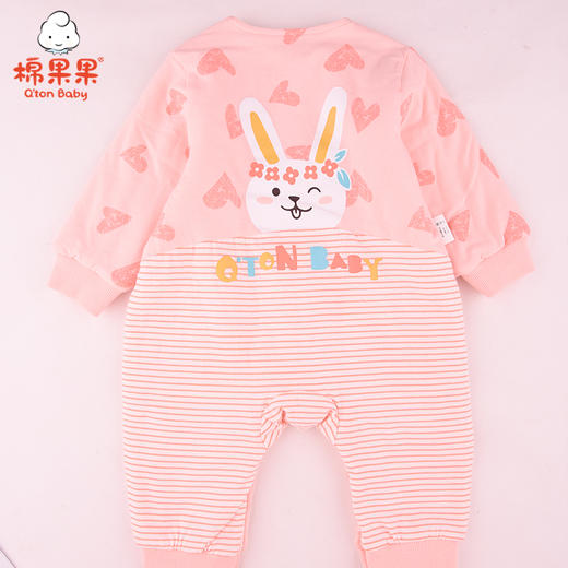 商场同款棉果果春秋季女童夹棉开襟连体衣M322722621491 商品图2