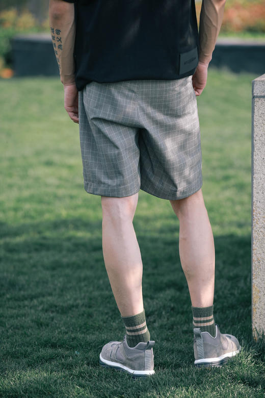 P22908512格纹短裤 商品图1