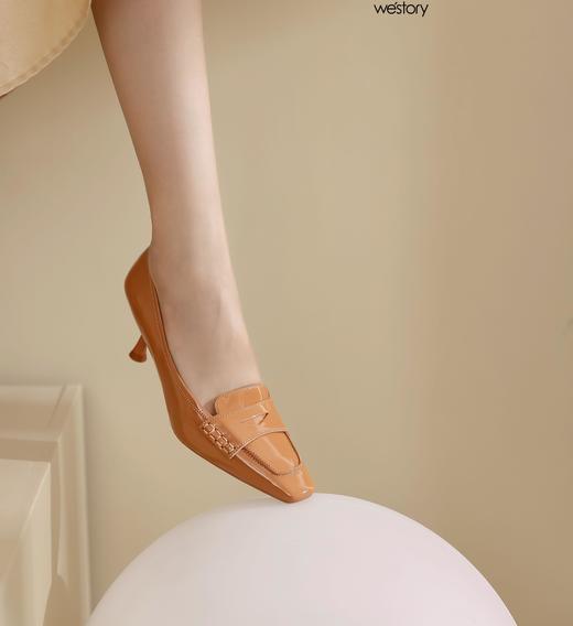 westory女鞋2021秋季新款优雅气质通勤百搭浅口单鞋女W21CM71341 商品图1