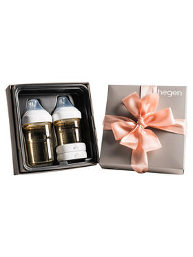 hegen 婴儿奶瓶150毫升+240毫升+两个储存瓶