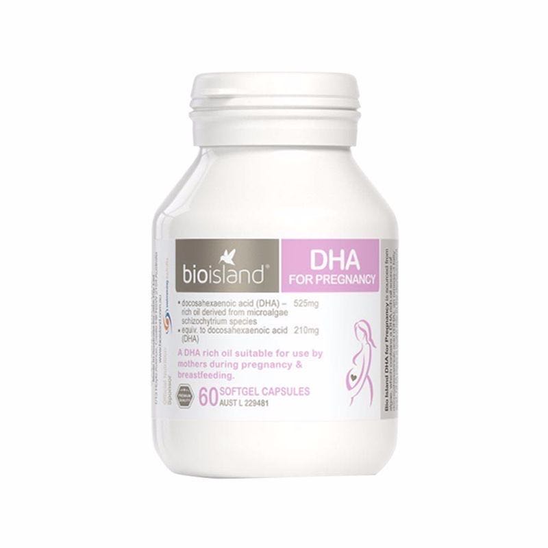 【保税区】澳洲bioisland 孕妇专用海藻油DHA 60粒