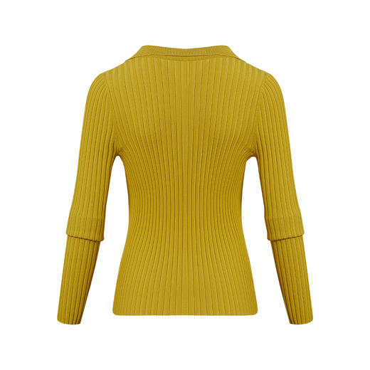 VIMAGE纬漫纪秋季新款款时尚百搭纯色V领针织衫女上衣套头V1501109 商品图1