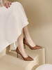 westory女鞋2021秋季新款尖头高跟鞋细跟婚鞋单鞋W21CE71051 商品缩略图1