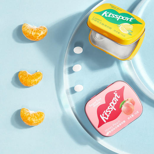 【食品酒水】优之元素kissport无糖薄荷糖 16g网红清新口香糖约会接吻零食糖果 商品图3
