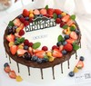 【生日蛋糕】巧克力淋面水果蛋糕 商品缩略图1