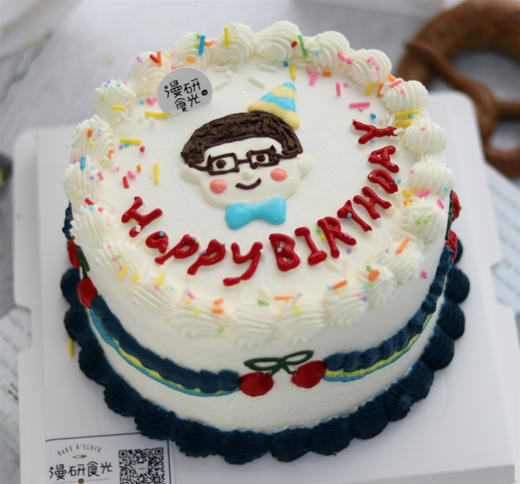 【生日蛋糕】手绘男孩爸爸款 商品图0