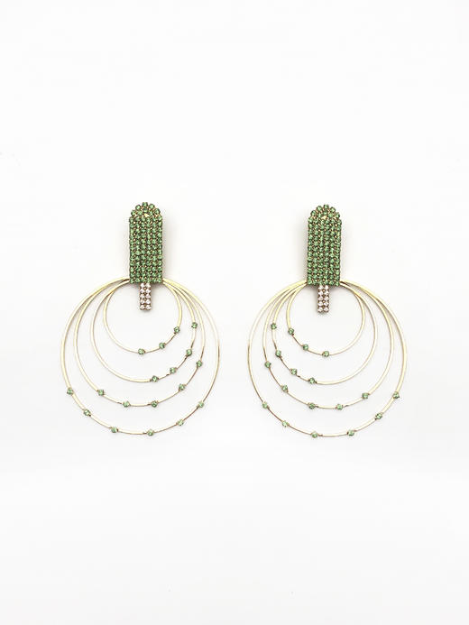 北京仓｜Rosantica-Gelateria-雪糕 水晶 耳环（绿色）［意大利设计师］ 商品图1