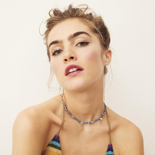 北京仓｜Hipanema-Mamba-蓝色 项链［法国设计师］ 商品图0