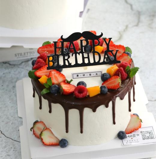 【生日蛋糕】巧克力淋面款 商品图0