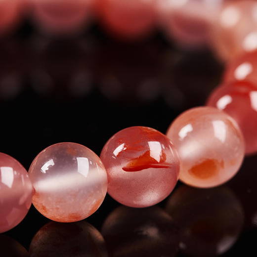 【顺丰包邮】荔枝冻冰飘南红，水润剔透神似荔枝冻、携来一沁冰凉，颗颗飘红、重拾风雅静美【下单15天发货】 商品图9