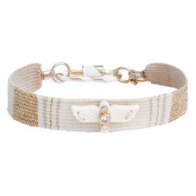 北京仓｜Hipanema-Link-祖尼部落鸟 手链（白色）［法国设计师］