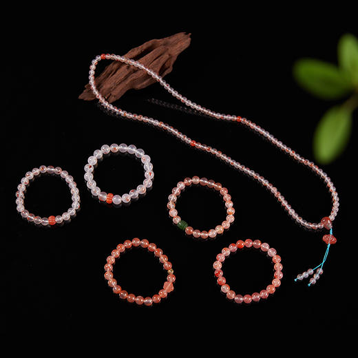 【顺丰包邮】荔枝冻冰飘南红，水润剔透神似荔枝冻、携来一沁冰凉，颗颗飘红、重拾风雅静美【下单15天发货】 商品图12