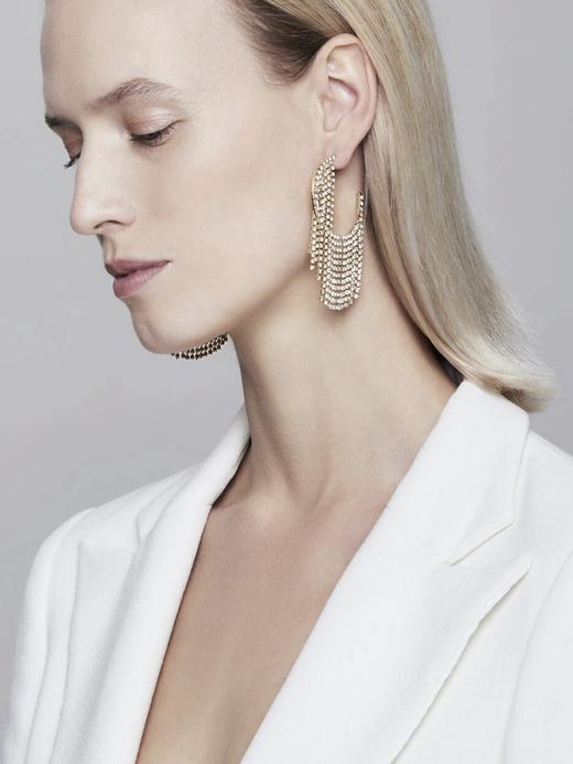 北京仓｜Rosantica-Lame-穗状 水晶 耳环［意大利设计师］ 商品图0
