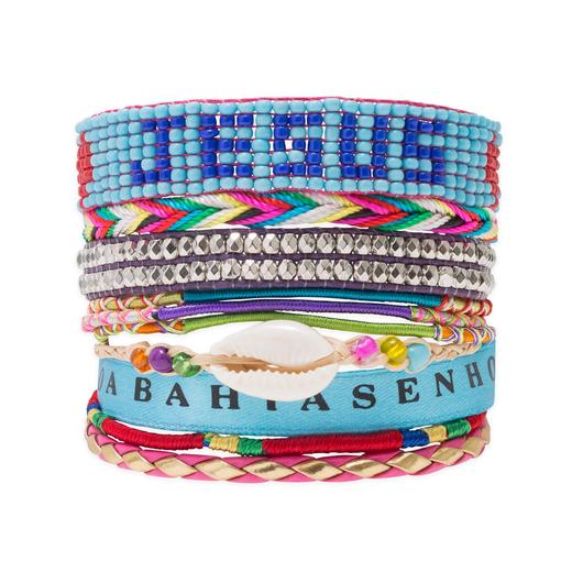 北京仓｜Hipanema-Version 04-蓝色 彩绳 手链［法国设计师］ 商品图1