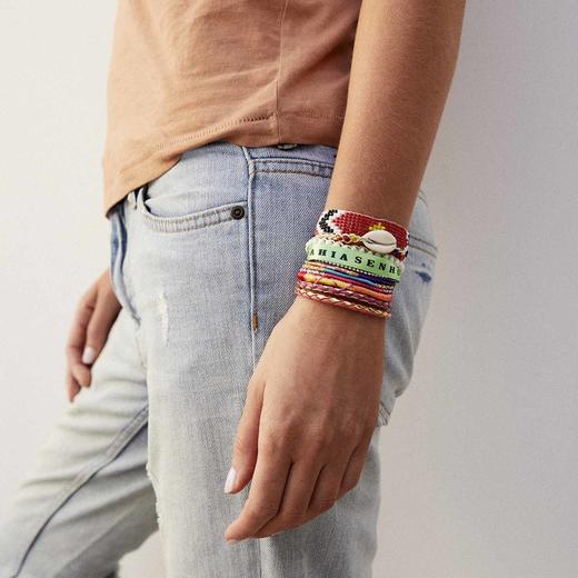 北京仓｜Hipanema-Version 02-红色 彩绳 手链［法国设计师］ 商品图0