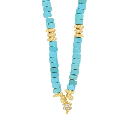 北京仓｜Hipanema-Mamba-绿松石色 项链［法国设计师］ 商品图2