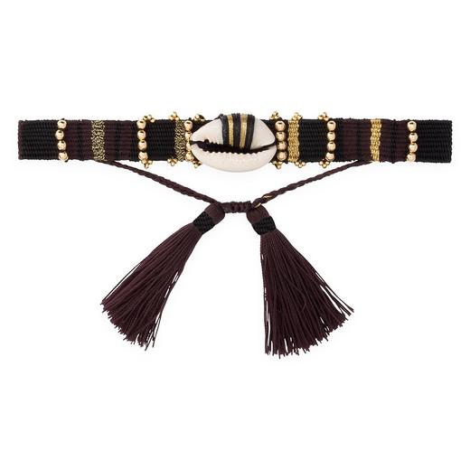 北京仓｜Hipanema-Sunkiss-贝壳 黑色 手链［法国设计师］ 商品图1