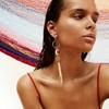 北京仓｜Hipanema-Lifou Cherry-贝壳 流苏 耳环［法国设计师］ 商品缩略图0