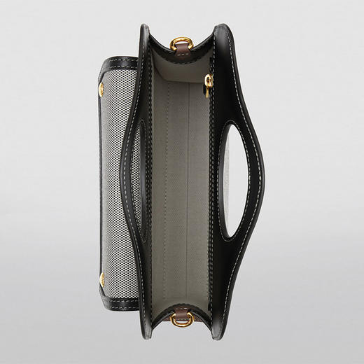 BURBERRY 巴宝莉 女士 迷你三色棉帆布拼皮革口袋包 混色 8039363 A1189 商品图2