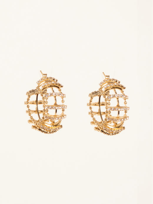 北京仓｜Rosantica-Dolce Vita-Hoop-水晶 耳环（小号）［意大利设计师］ 商品图3