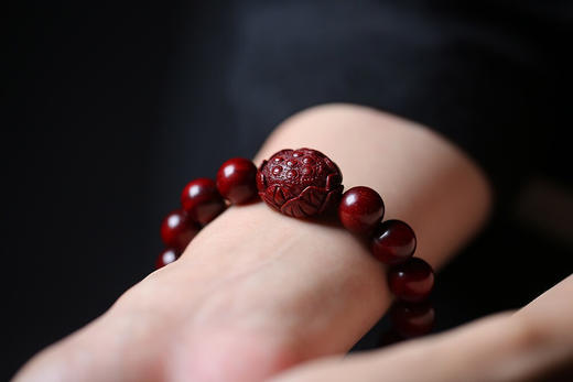 【青山特惠】12mm原创小叶紫檀 彼岸花 y4 商品图8