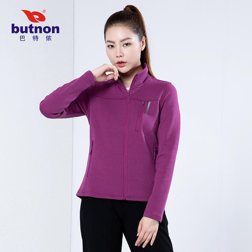 9524巴特侬女运动外套休闲夹克女时尚运动休闲棉质上衣 商品图6