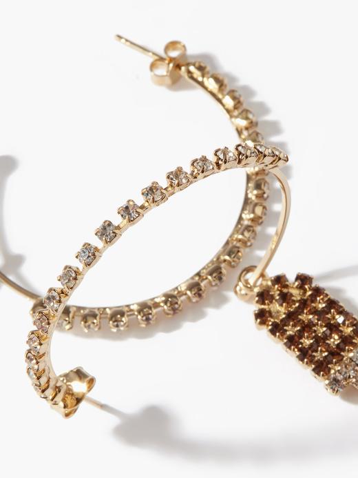 北京仓｜Rosantica-Gelateria-Hoop-雪糕 双色水晶 耳环［意大利设计师］ 商品图3