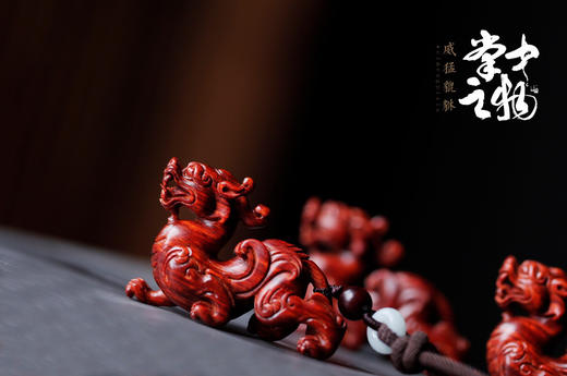 【青山精选】小叶紫檀貔貅手把件 s46 商品图2