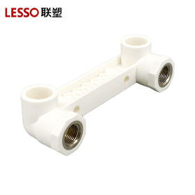 联塑 PPR 连体连体双联内丝弯 25