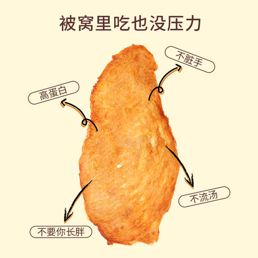【鸡胸肉干•高蛋白】多种口味 被窝零食 低卡博士 商品图4