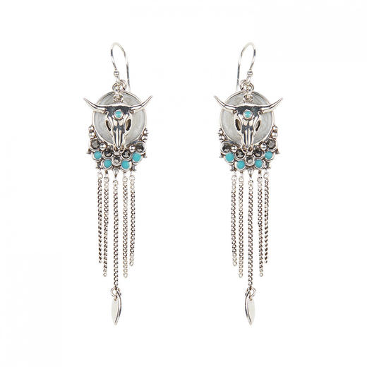 北京仓｜Hipanema-Saloon-牛骨护身符 耳环［法国设计师］ 商品图1