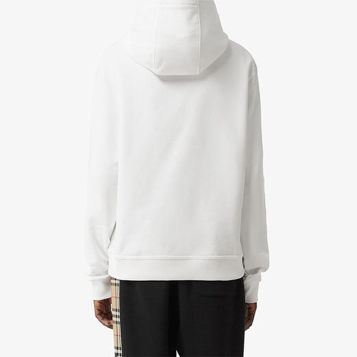 【一】BURBERRY 巴宝莉 女士棉质TB专属标识图案印花连帽抽绳长袖卫衣 白色 8024351 A1464 商品图2