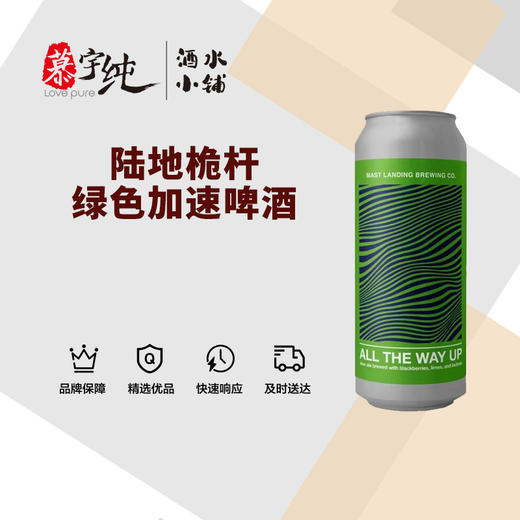 陆地桅杆绿色加速啤酒 商品图0