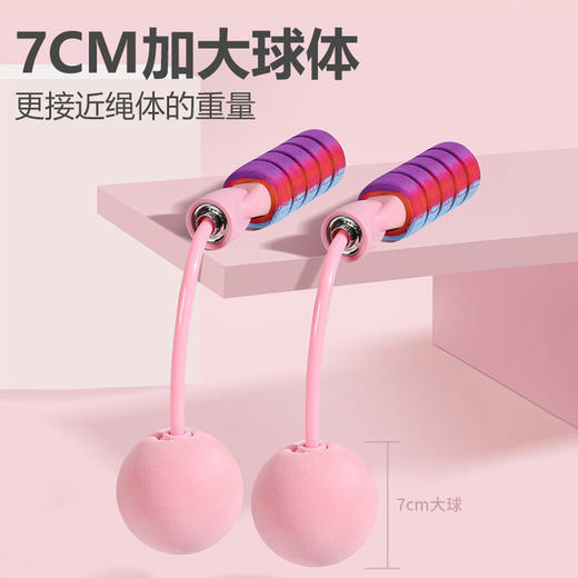 【10倍燃烧卡路里！跳10分钟=跑步30分钟】超静音无绳暴汗绳，有氧健身快速燃脂，轻松暴汗，网红新款负重轴承跳绳_HLY 商品图4