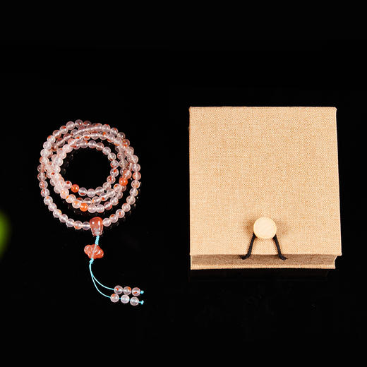 【顺丰包邮】荔枝冻冰飘南红，水润剔透神似荔枝冻、携来一沁冰凉，颗颗飘红、重拾风雅静美【下单15天发货】 商品图13