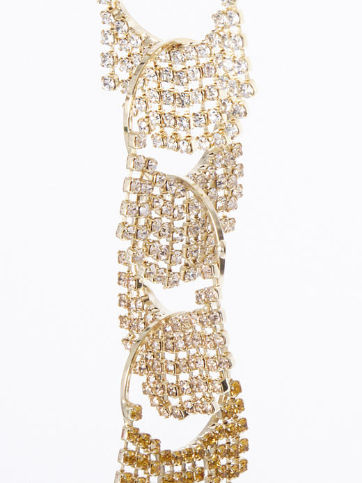 北京仓｜Rosantica-Lame-四层渐变 水晶 耳环［意大利设计师］ 商品图1