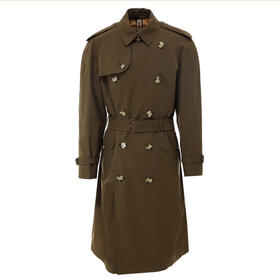 BURBERRY 巴宝莉 男士威斯敏斯特版型 - Heritage Trench 长款风衣 军绿色 8028094 A1205