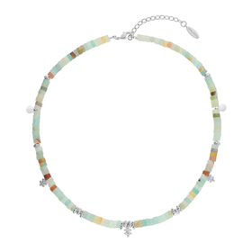 北京仓｜Hipanema-Mamba-灰绿色 项链［法国设计师］