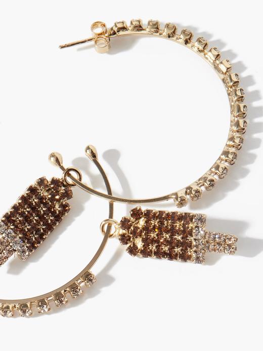 北京仓｜Rosantica-Gelateria-Hoop-雪糕 双色水晶 耳环［意大利设计师］ 商品图1