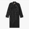 BURBERRY 巴宝莉 男士肯辛顿版型 – 长款 Heritage Trench 束腰风衣 黑色 8028086 A1189 商品缩略图0