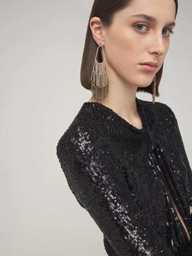 北京仓｜Rosantica-Lame-三层渐变 水晶 耳环［意大利设计师］