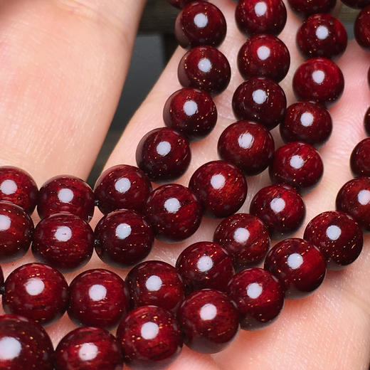 【踏青特惠】小叶紫檀0.6*108颗 4.5星多星 t1 商品图5