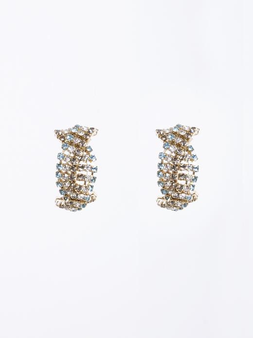 北京仓｜Rosantica-Chevron-双色 水晶 耳环（蓝色）［意大利设计师］ 商品图2