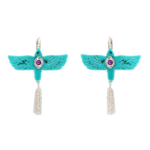 北京仓｜Hipanema-Horus-绿鹰 耳环［法国设计师］ 商品图1